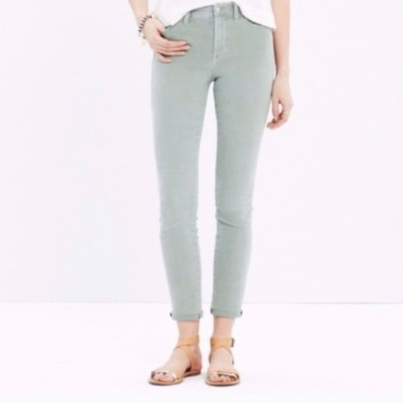 Madewell Denim - Madewell Pastel Mint Green Jeans, 29x32